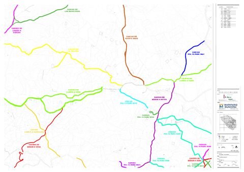 Plano Vías Rústicas 13/16