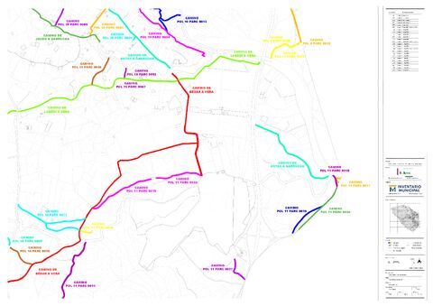 Plano Vías Rústicas 14/16