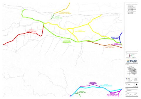 Plano Vías Rústicas 5/16